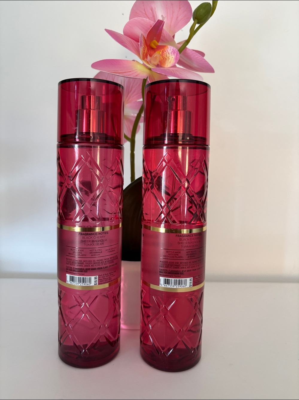 Bath and Body Works OH CHERRY Luxury Fragrance Mist Duo - Picture 3 of 5